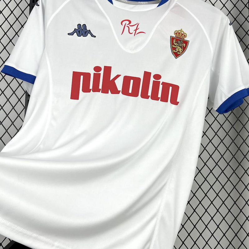 Camisa Real Zaragoza Home 2001/02 - Versão Retro
