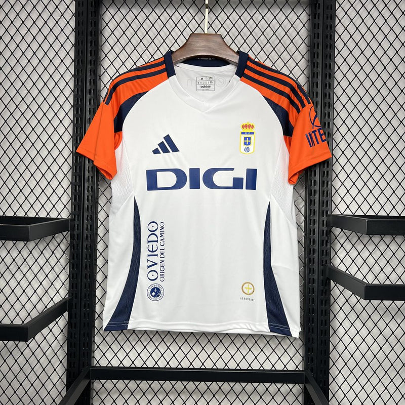 Camisa Real Oviedo Away 24/25 - Adidas Versão Torcedor
