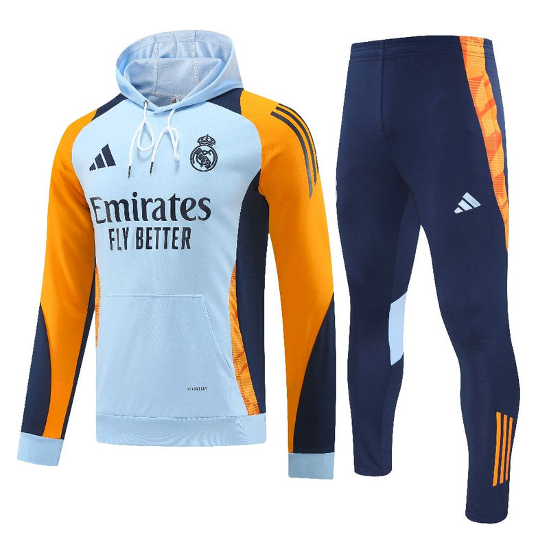 Conjunto de Treino Real Madrid 2025 - Moletom e Calça