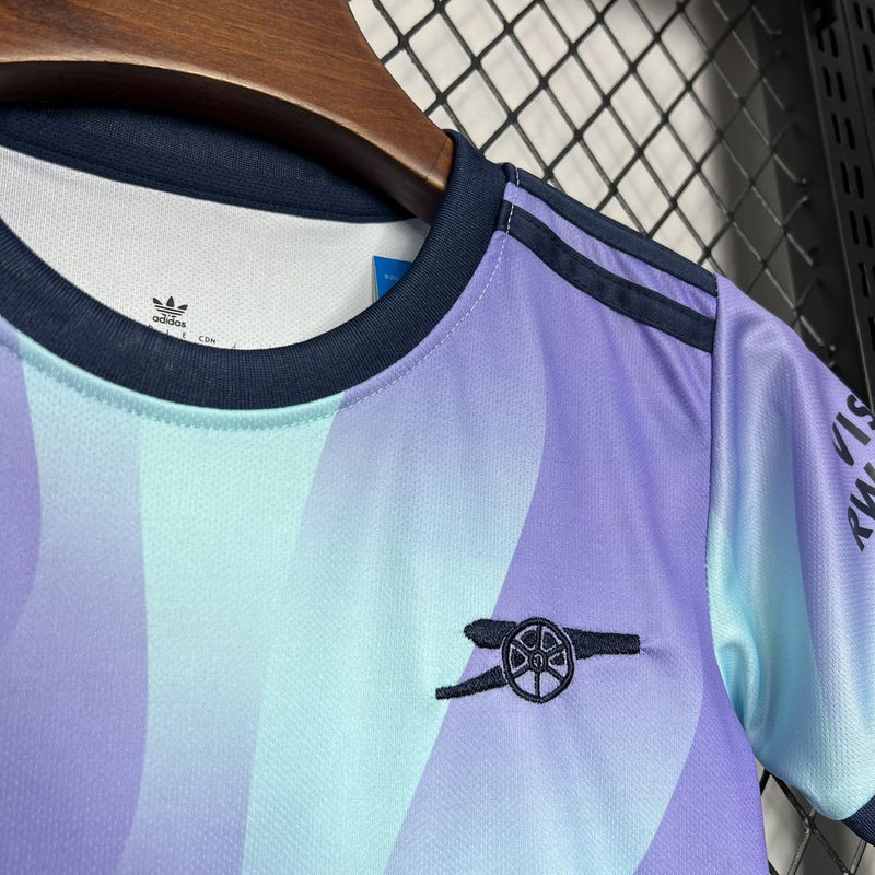 Kit Infantil Arsenal Third 24/25  - Adidas Infantil