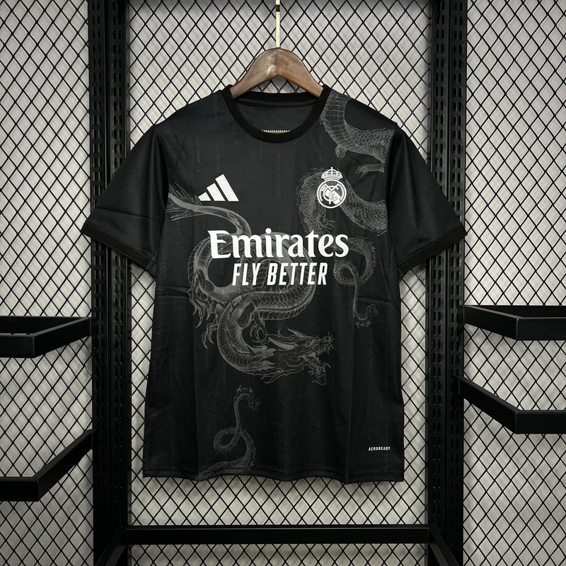 Camisa Real Madrid Y3 Preto 24/25 - Adidas Versão Torcedor