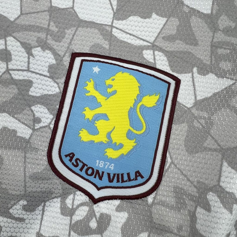 Camisa Aston Villa Third 25/26 - Adidas Torcedor Masculina