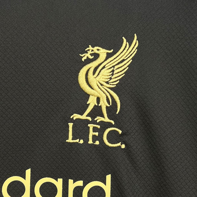 Camisa Liverpool Black 2025/26 - Torcedor Masculina