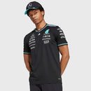 Camisa Adidas Mercedes F1 Team AMG Petronas 2025 - Preta