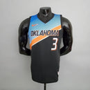 Regata Basquete NBA Regata Oklahoma City Thunder Masculina - Preta