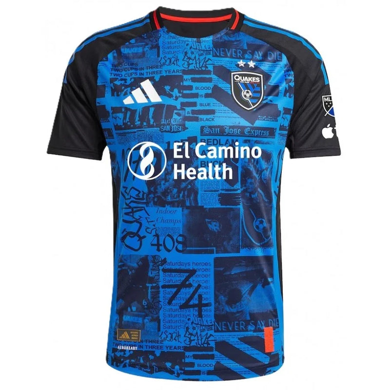Camisa San Jose Earthquakes Home 2025/26 - Adidas Torcedor Masculina