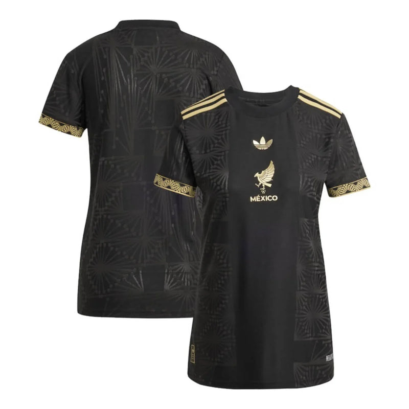 Camisa México Gold- Black 2025/26 - Adidas Feminina