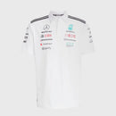 Camisa Polo Adidas Mercedes F1 Team AMG Petronas 2025 Branca