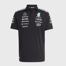 Camisa Polo Adidas Mercedes F1 Team AMG Petronas 2025 Preta