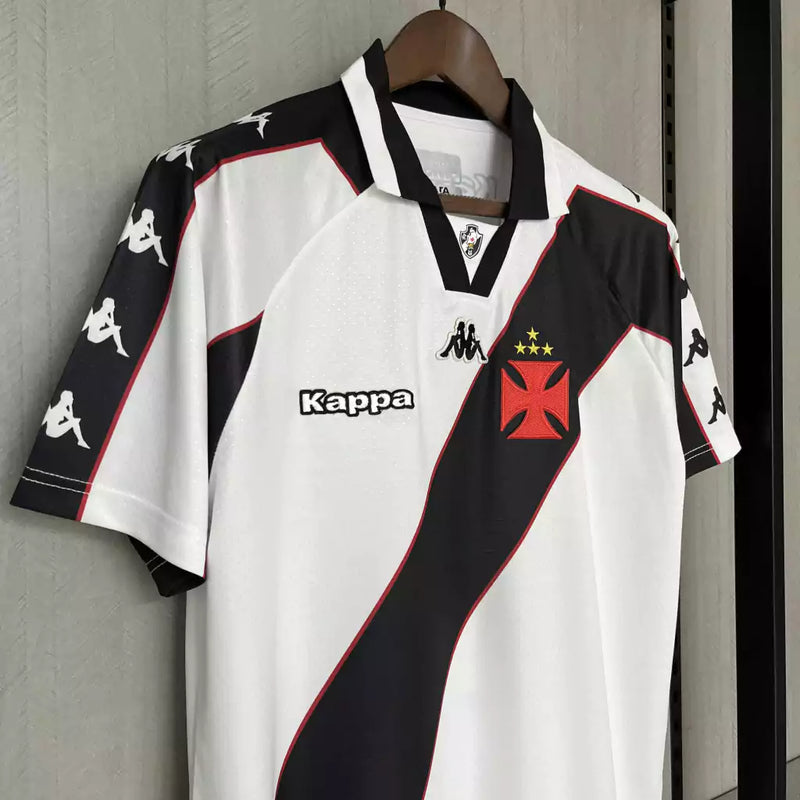 Camisa Vasco Away Branca 1997  - Versão Retro