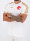 Camisa Vasco da Gama Supporter Gold Branca 2025/26 - Torcedor Masculina