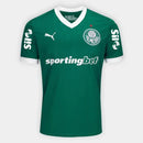 Camisa Palmeiras Home + Patrocínios 25/26 - Puma Versão Torcedor