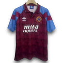 Camisa Aston Villa Titular 1990/92 - Versão Retro