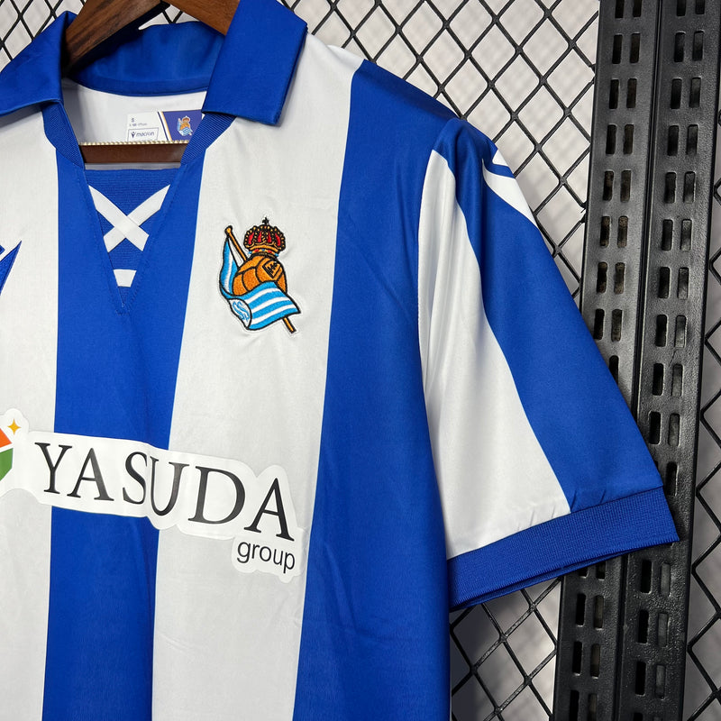Camisa Real Sociedad Home 24/25 - Torcedor Masculina