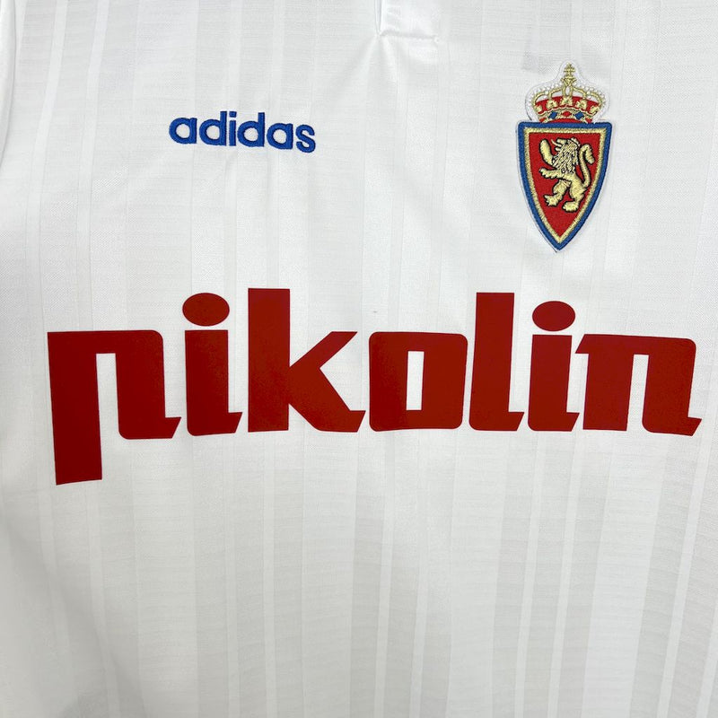 Camisa Real Zaragoza Home 1995/97 - Adidas Versão Retro