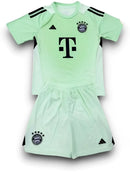 Kit Infantil Bayern Munich Goleiro Green 2025/26 - Infantil