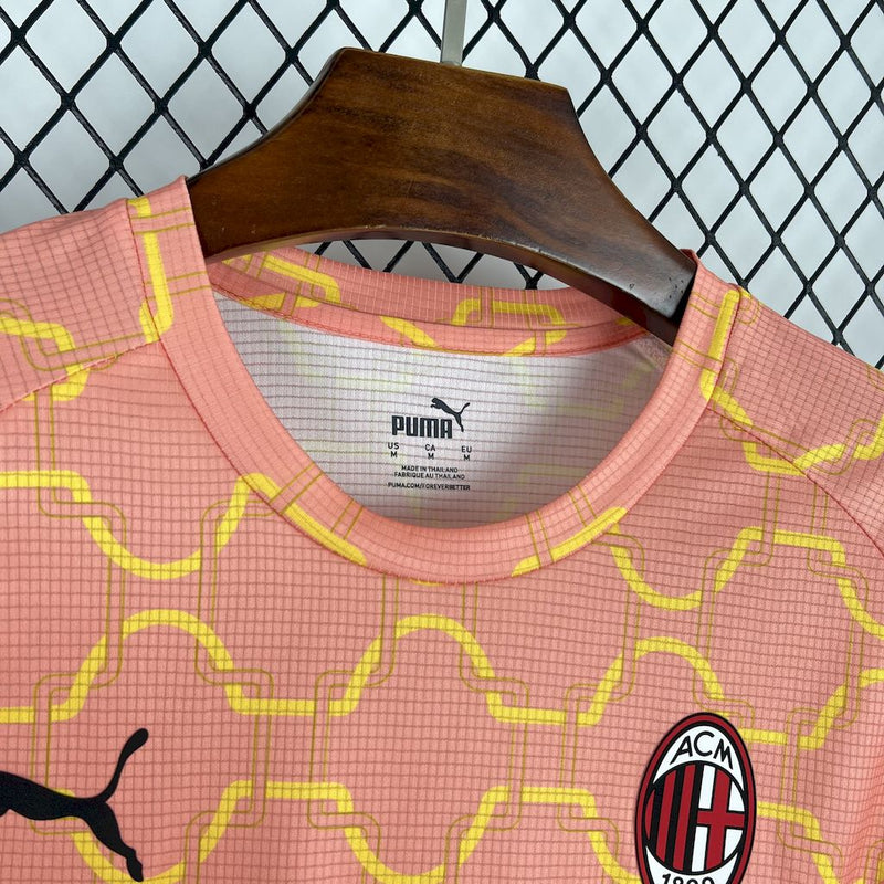 Camisa Milan Treinamento Pré-Jogo 2025/26 - Torcedor Masculina