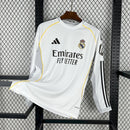 Camisa Real Madrid Home Manga comprida 2025/26 - Adidas Torcedor Masculina