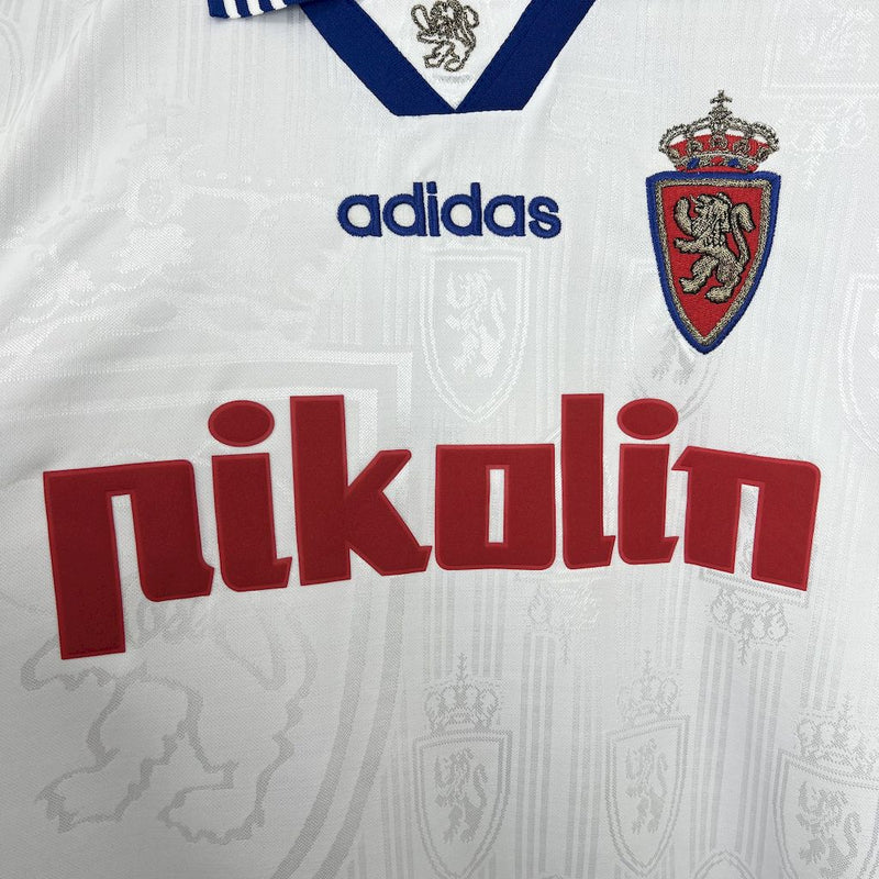 Camisa Real Zaragoza Home 1997/98 - Versão Retro