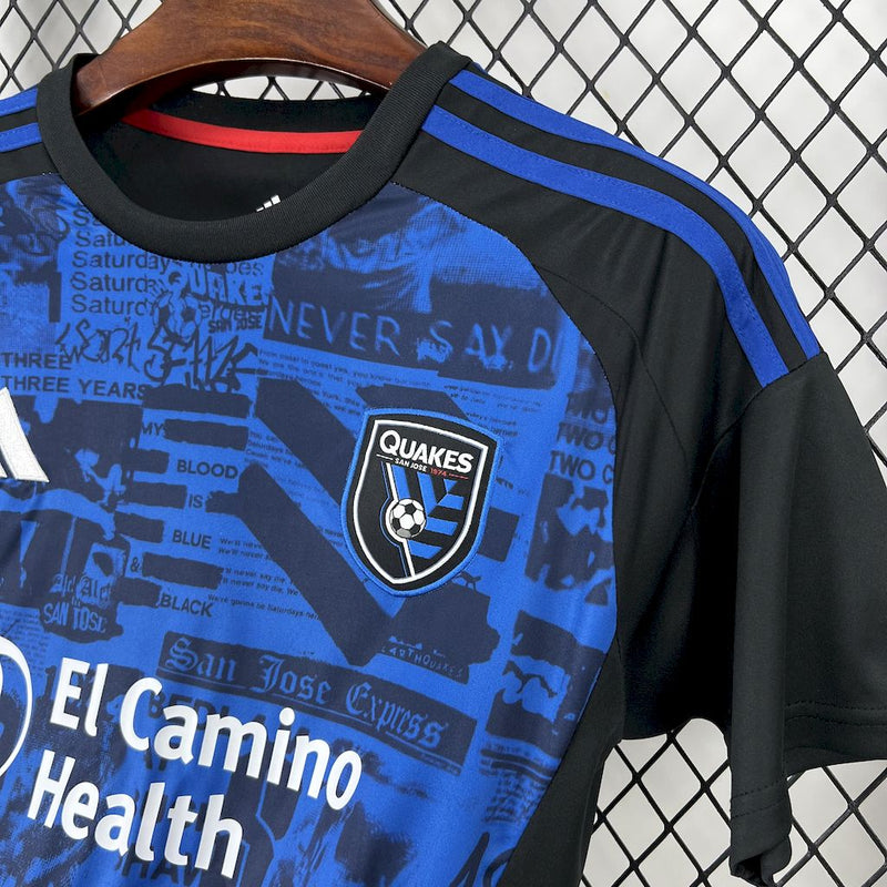 Camisa San Jose Earthquakes Home 2025/26 - Adidas Torcedor Masculina