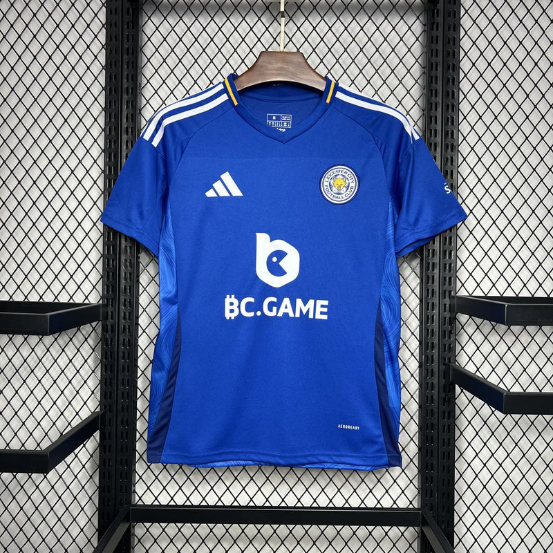 Camisa Leicester City Home 24/25 - Adidas Torcedor Masculina