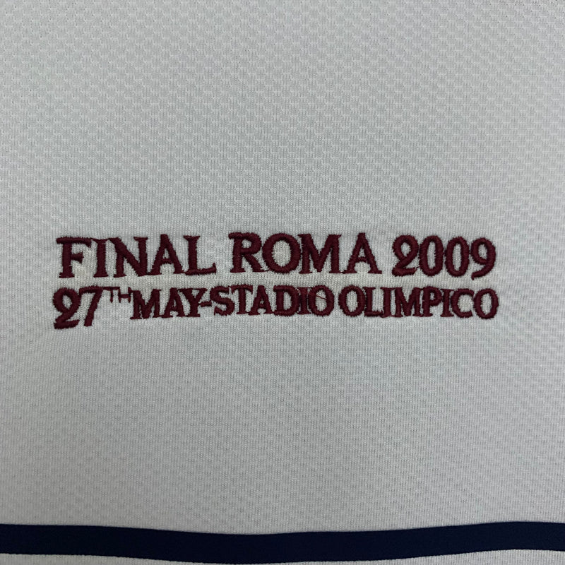 Camisa Manchester United Away Champions League 2008/09 - Versão Retro Manga Comprida