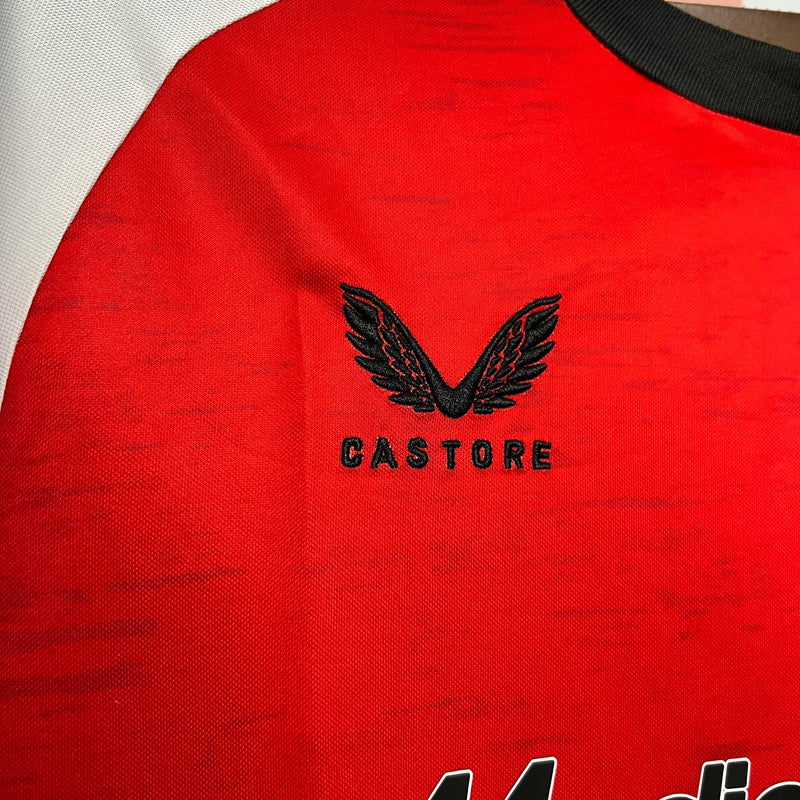 Camisa Feyenoord Rotterdam Home 24/25 - Castore Torcedor Masculina