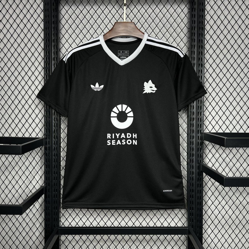 Camisa Roma Pré-Jogo 24/25 - Adidas Torcedor Masculina