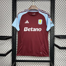 Camisa Aston Villa Home 24/25 - Adidas Torcedor Masculina