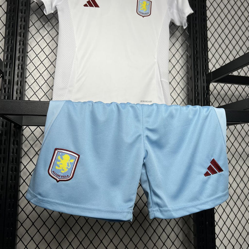 Kit Infantil Aston Villa Away 24/25 - Adidas Infantil