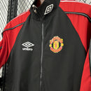 Jaqueta Corta Vento Manchester United 1998-99 - Preto e Vermelho