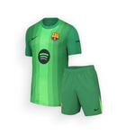 Kit Infantil Barcelona Goleiro Verde 2025/26 - Infantil