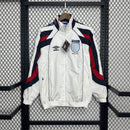 Jaqueta Corta Vento Inglaterra Versão Retro - Branco