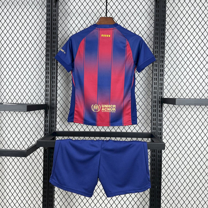 Kit Infantil Barcelona Home 2025/26 - Nike Infantil