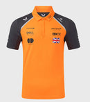 Camisa Polo Castore McLaren F1 Team 2025 Laranja - Norris 4