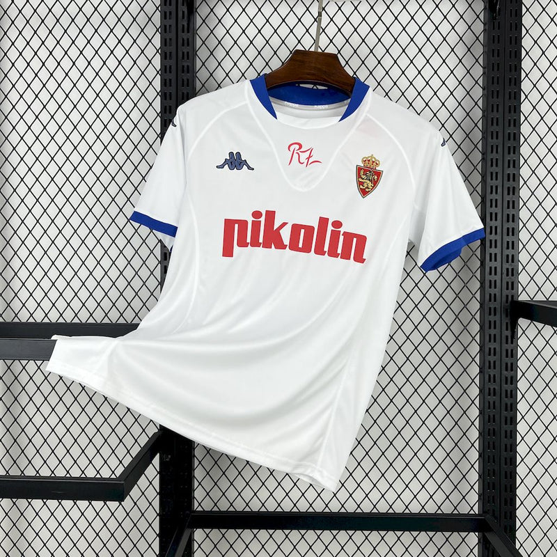 Camisa Real Zaragoza Home 2001/02 - Versão Retro