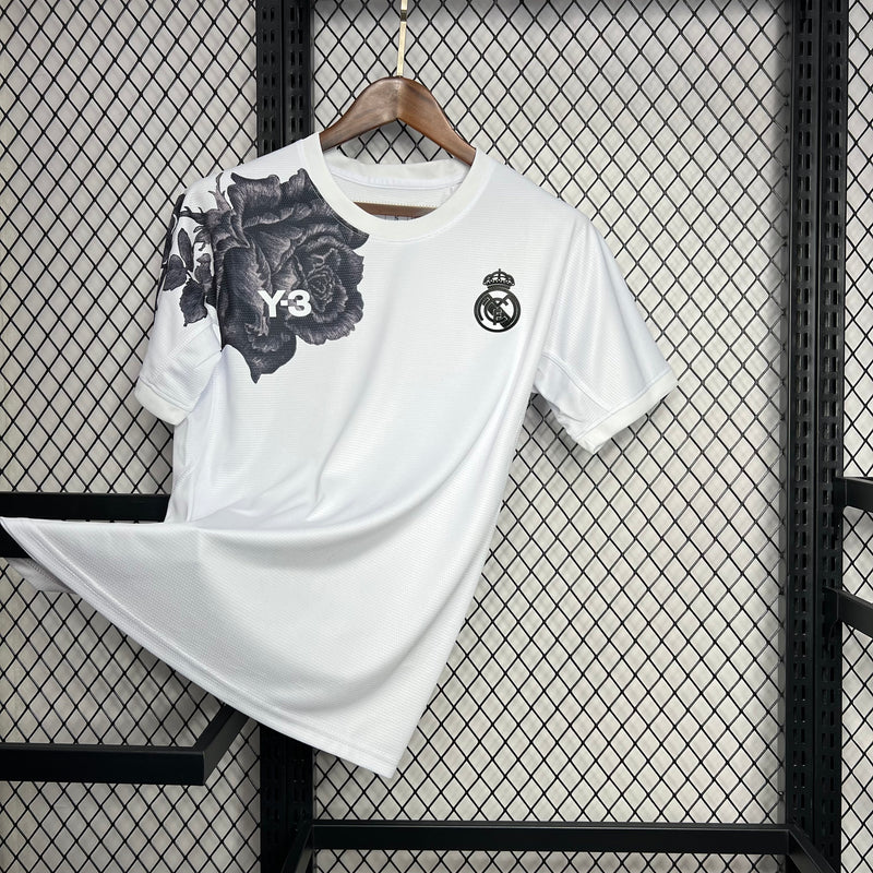 Camisa Real Madrid Y3 Branco 24/25 - Versão Torcedor