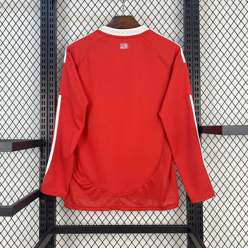 Camisa Internacional Home 2025/26 - Torcedor Manga Comprida