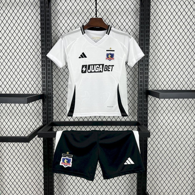 Kit Infantil Colo Colo Home 25/26 - Adidas infantil