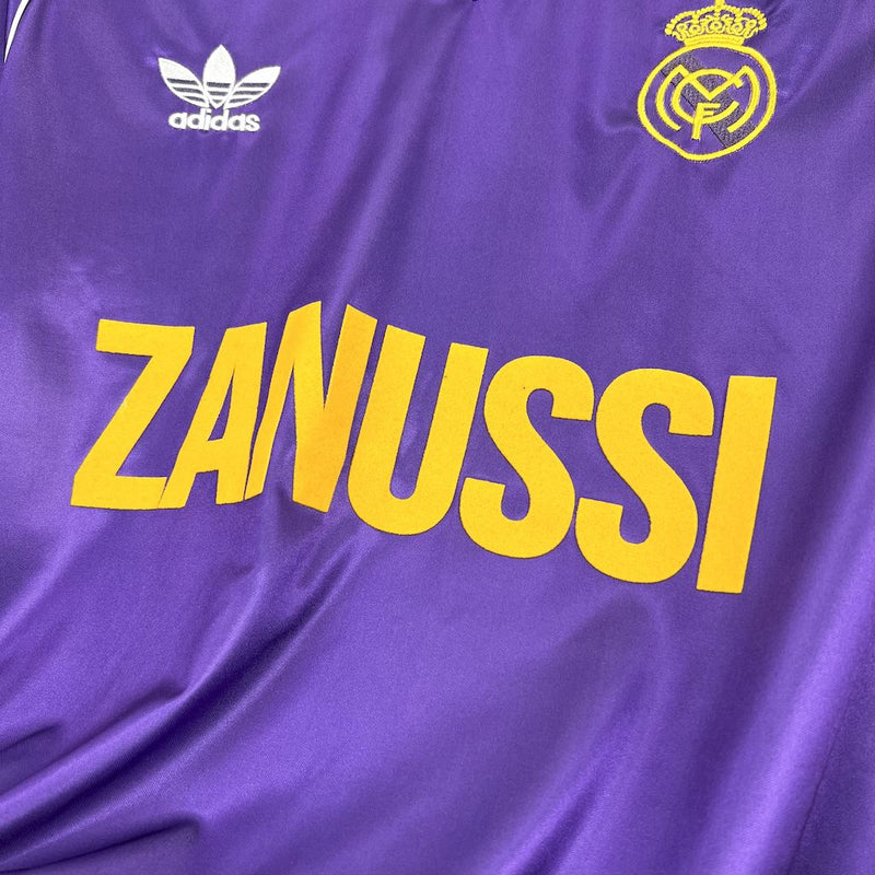 Camisa Real Madrid Third 1984/85 - Versão Retro Manga Comprida