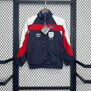 Jaqueta Corta Vento Inglaterra Versão Retro - Azul Escuro