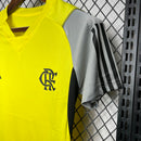 Camisa Flamengo Treino Amarela 2024/25 - Adidas Feminina