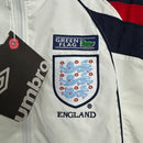 Jaqueta Corta Vento Inglaterra Versão Retro - Branco