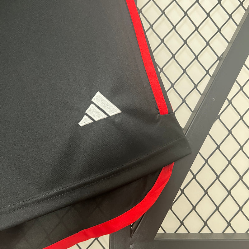 Calção Short Futebol Flamengo Black 23/24 - Short Adidas