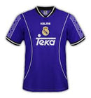 Camisa Real Madrid Away 1997/98 - Adidas Versão Retro
