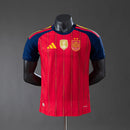 Camisa Espanha Titular Campeã do Mundo 2026/27 - Duas Estrelas + Patch - Versão Jogador