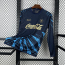 Camisa Napoli Pré Jogo Manga Comprida 2025/26 - Torcedor