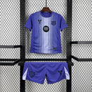 Kit Infantil Barcelona Goleiro Roxo 2025/26 - Infantil