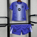 Kit Infantil Barcelona Goleiro Roxo 2025/26 - Infantil