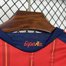 Camisa Espanha Titular Manga Comprida 2026/27 - Torcedor